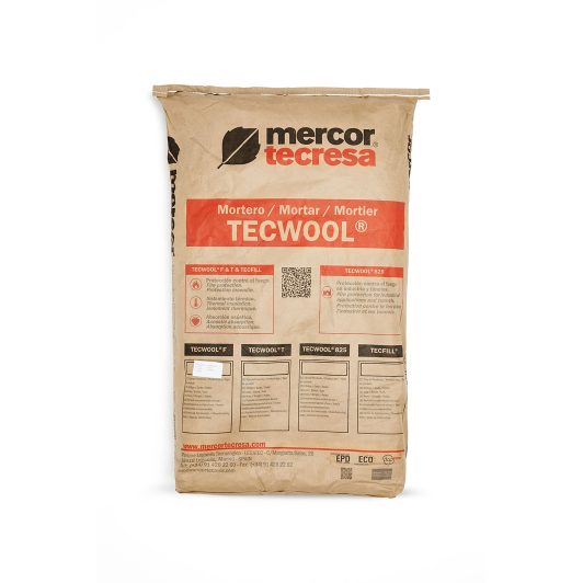 Mortero Tecwool® F - Protección pasiva contra el fuego